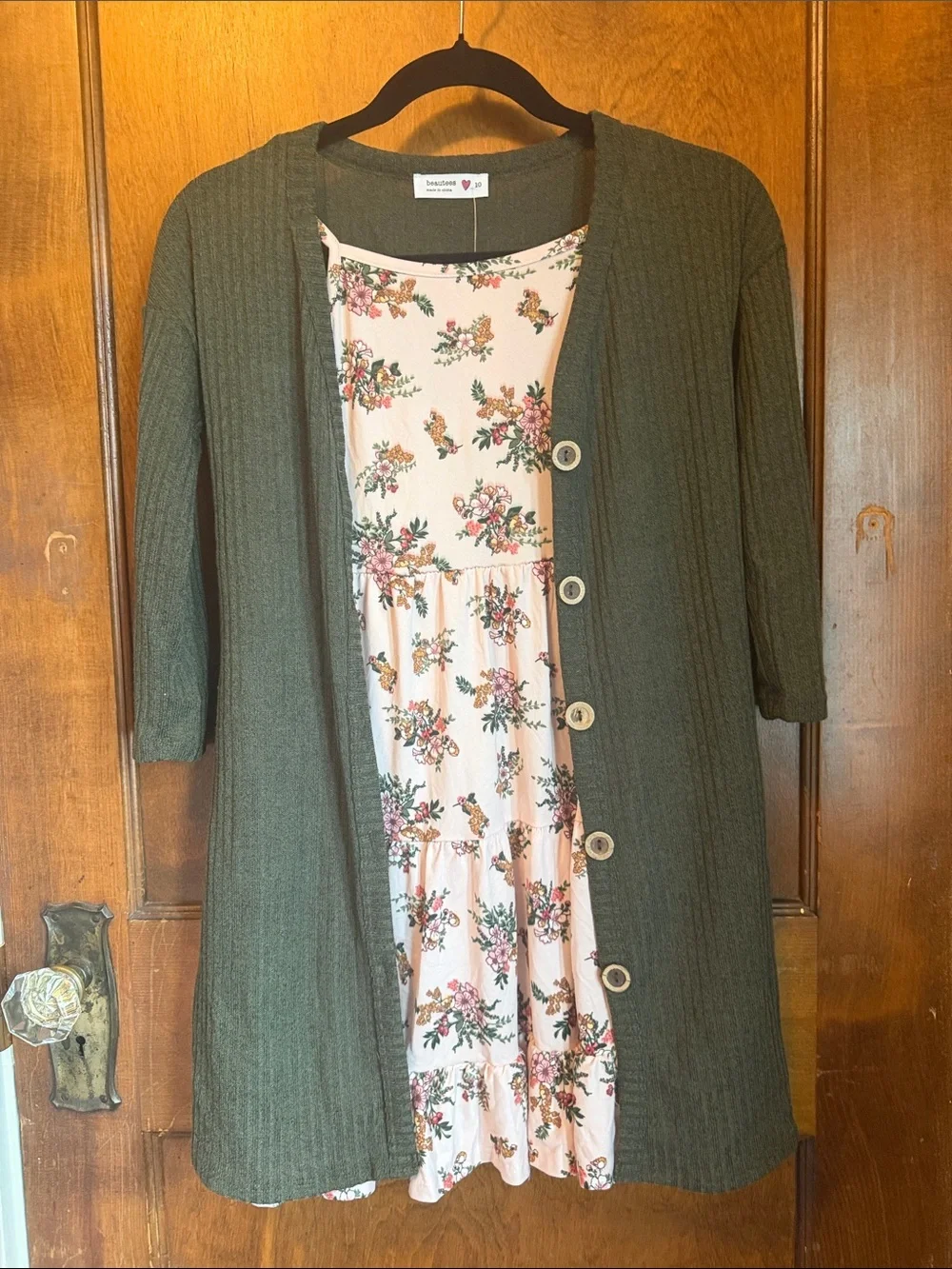 NWT Girls Dress and Cardigan Set Sz 10